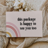 Boho Bedankt kaart Sjabloon | Zakelijke verpakking