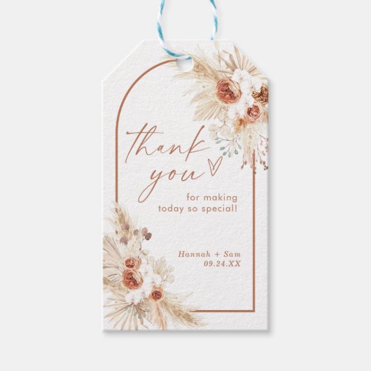 Boho - Bedankt voor je keuze Cadeaulabel (Voorkant)