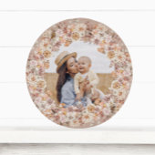 Boho Bee Waterverf Floral Aangepaste Foto Mam Snijplank