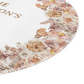 Boho Bee Waterverf Floral Custom Snijplank (Hoek)