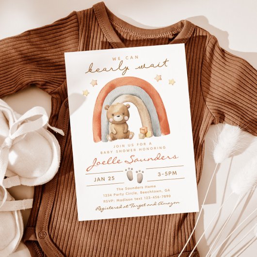 Boho Beer Baby shower | BABY BEER Kaart