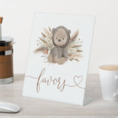 Boho Beer Baby shower bevoordeelt Reclamebord Met Voetstuk (Insitu)