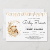 Boho Beer Baby shower Kaart (Voorkant)