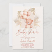 Boho Beer Baby shower Uitnodiging (Voorkant)
