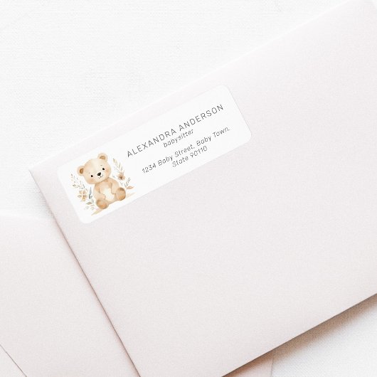 Boho Beer Babysitter Retouradres Etiket