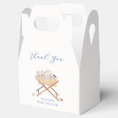 Boho Beer Bassinet Speelgoed Boy Baby shower Bedankdoosjes (Geopend)