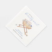 Boho Beer Bassinet Speelgoed Boy Baby shower Servet (Hoek)