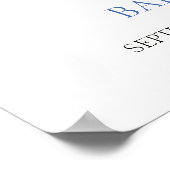 Boho Beer Bassinet Speelgoed Boy Baby shower Welko Poster (Hoek)