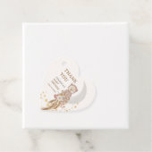 Boho Beer Moon Baby shower Dank u wel Bedankjes Labels (In situ)