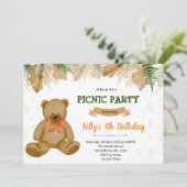 Boho beer picnic kaart (Staand voorkant)