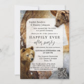 Boho Beer QR-code Foto Bruiloft na Bruiloft Uitnod Kaart (Voorkant)