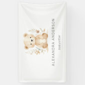 Boho Beer Waterverf Babysitter Promo Spandoek (Verticaal)