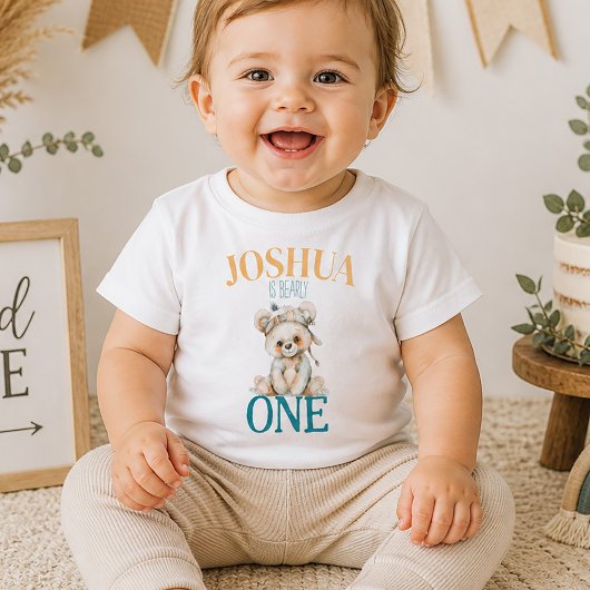 Boho Beerlijk Eerste Verjaardag Kinder Shirts