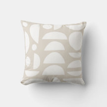 Boho Beige Abstracte maanfase