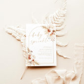 Boho Beige Baby Sprinkle Shower Kaart