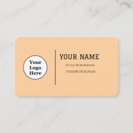 Boho Beige Calligrafie Script QR-code Visitekaartje