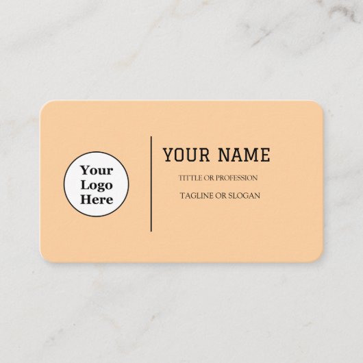 Boho Beige Calligrafie Script QR-code Visitekaartje (Voorkant)