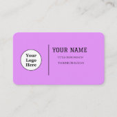 Boho Beige Calligrafie Script QR-code Visitekaartje (Voorkant)