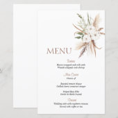 Boho beige flower bruiloft (Voorkant / Achterkant)