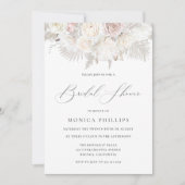 Boho Beige, Ivory en Blush Vrijgezellenfeest Kaart (Voorkant)