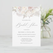 Boho Beige, Ivory en Blush Vrijgezellenfeest Kaart (Staand voorkant)