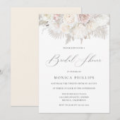 Boho Beige, Ivory en Blush Vrijgezellenfeest Kaart (Voorkant / Achterkant)