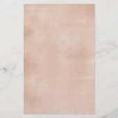 Boho Beige Moon Baby shower Baby Voorspelling (Achterkant)