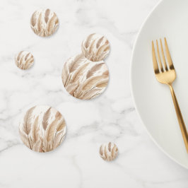 Boho Beige Pampas Gras Bruiloft Confetti