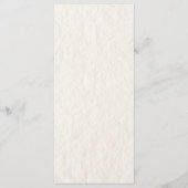 Boho Beige Pampas Gras Eucalyptus Groen Bloemen Menu (Achterkant)