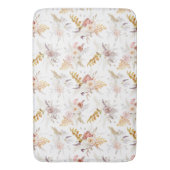 Boho Beige, Pampas Gras Terracotta Aquarel We Badmat (Voorkant Verticaal)