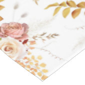 Boho Beige, Pampasgras Terracotta Aquarel We Tafelkleed (Gekanteld)