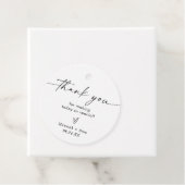 Boho Beige Vrijgezellenfeest Dank u wel voor de ta Bedankjes Labels (In situ)