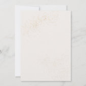 Boho Beige Waterverf Bloemetuin Baby Shower Kaart (Achterkant)