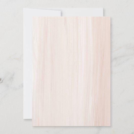 Boho Beige waterverf verjaardagsbrunch Kaart (Achterkant)