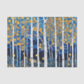 Boho Berg Aspen Boom Scene Tissuepapier (Voorkant)