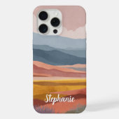 Boho Bergen Landschap Kleurig Dromerig iPhone Hoesje (Achterkant)