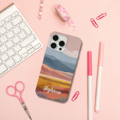 Boho Bergen Landschap Kleurig Dromerig iPhone Hoesje