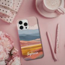 Boho Bergen Landschap Kleurig Dromerig