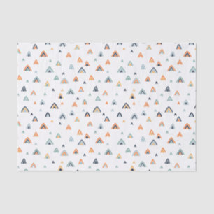 Boho Bergpatroon Tissuepapier