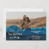 Boho bergt nieuw jaar verloving avonturen aankondiging (Voorkant)