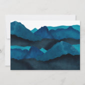 Boho bergt nieuw jaar verloving avonturen aankondiging (Achterkant)