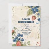 Boho Berry Sweet Strawberry Vrijgezellenfeest Kaart (Voorkant)