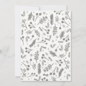 Boho Bessen Ovaal Vakantiefoto Kaart Taupe (Achterkant)