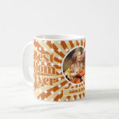 Boho Beste moeder ooit gepersonaliseerde foto Moed Koffiemok (Voorkant links)