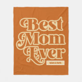 Boho Beste moeder ooit gepersonaliseerde Moederdag Fleece Deken (Voorkant)