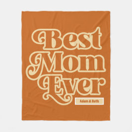 Boho Beste moeder ooit gepersonaliseerde Moederdag Fleece Deken