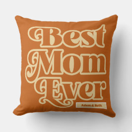 Boho Beste moeder ooit gepersonaliseerde Moederdag Kussen