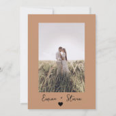 Boho Bestemmingskaart reizen bruiloft Kaart (Achterkant)