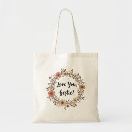 Boho Bestie Love Tote Bag
