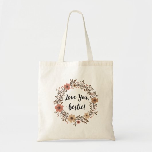 Boho Bestie Love Tote Bag (Voorkant)